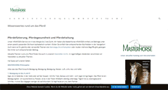 Desktop Screenshot of masterhorse-infowissen.de